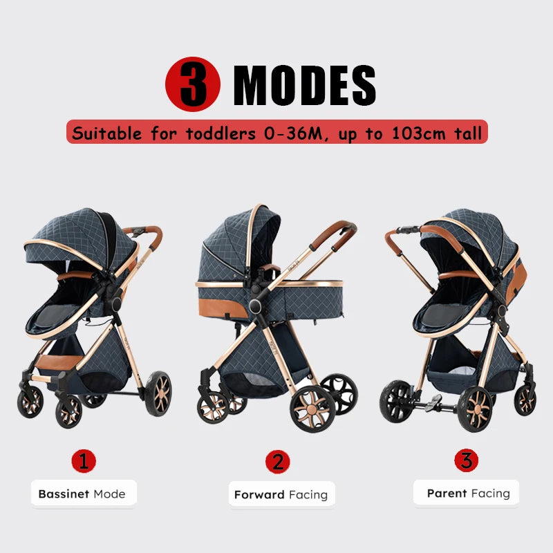 Kolica za Bebe 3 u 1 – Udobnost, Sigurnost i Stil u Svakoj Šetnji