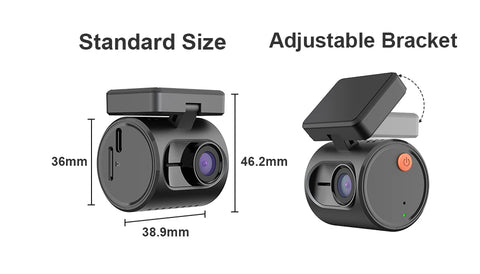 KAWA MINI 3 2K Auto Kamera s WiFi-jem