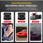 4K Dash Cam Auto Kamera s GPS-om i WiFi-jem | Prednja + Stražnja Kamera
