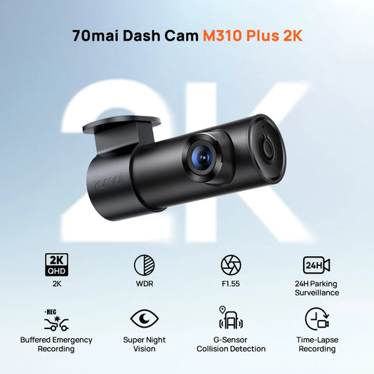 70mai M310 Plus 2K Dash Cam Auto Kamera s WiFi-jem