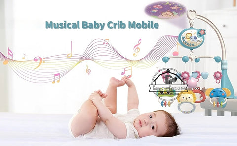 Muzički Mobil za Krevetić s Projektorom