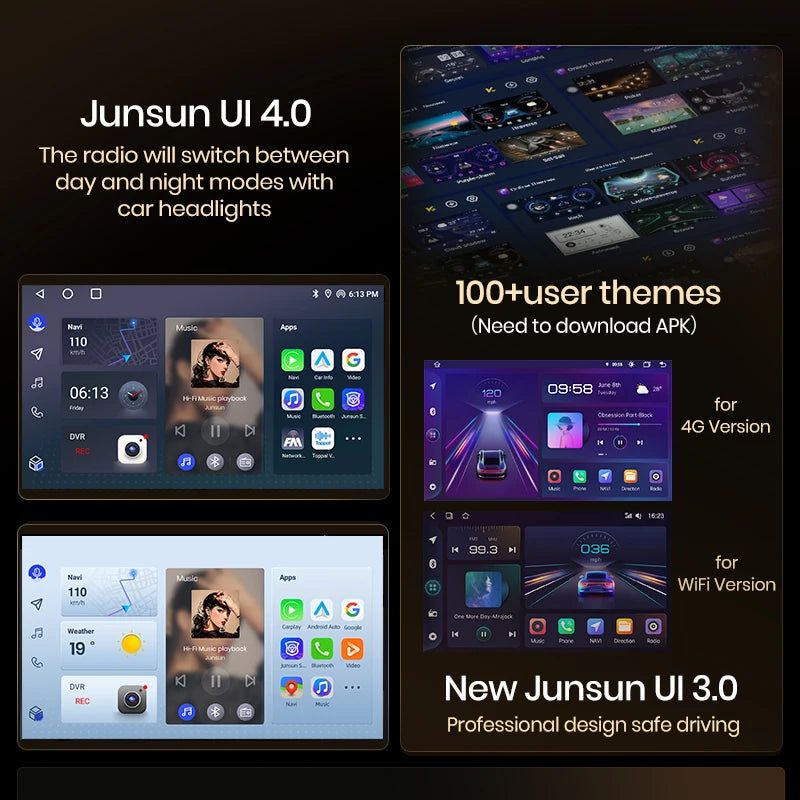 VW ” Smart CarPlay + Android Auto Ekran – Full Touch