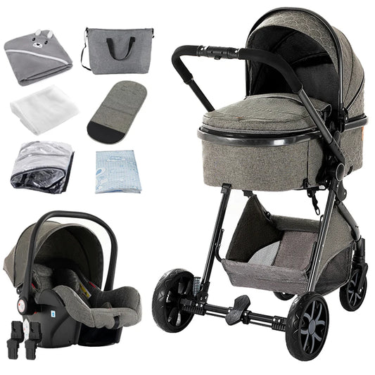 Kolica za Bebe 3 u 1 – Udobnost, Sigurnost i Stil u Svakoj Šetnji