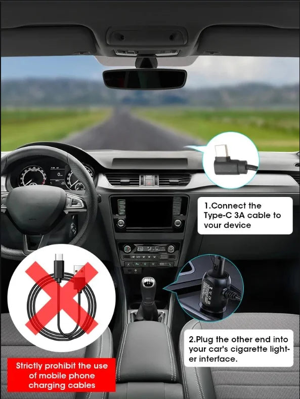 4K Dash Cam Auto Kamera s GPS-om i WiFi-jem | Prednja + StraЕѕnja Kamera – fotografija 7