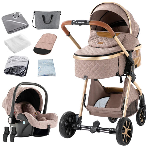 Kolica za Bebe 3 u 1 – Udobnost, Sigurnost i Stil u Svakoj Šetnji