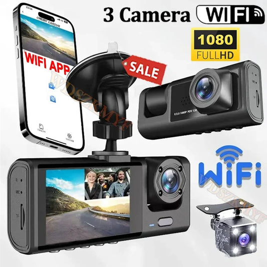 WiFi Dash Cam 2u1 – Prednja + Stražnja
