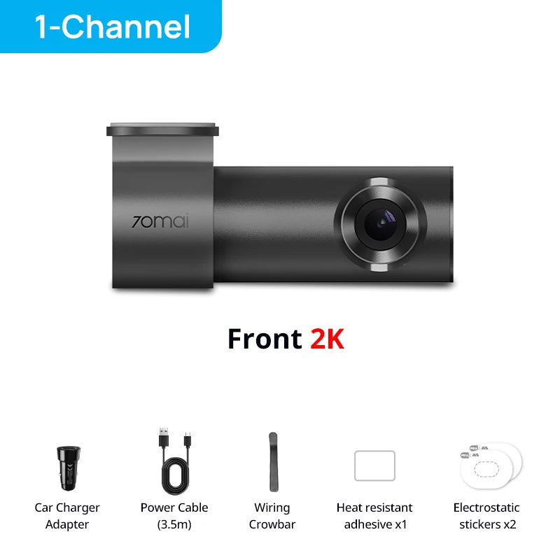 70mai M310 Plus 2K Dash Cam Auto Kamera s WiFi-jem