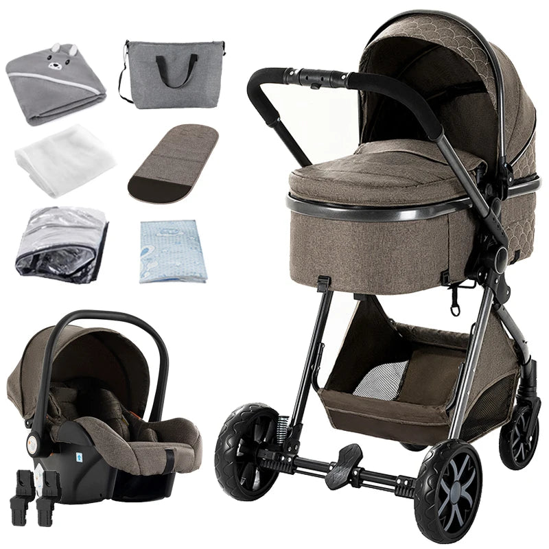 Kolica za Bebe 3 u 1 – Udobnost, Sigurnost i Stil u Svakoj Šetnji