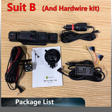 4CH WiFi Dash Cam Auto Kamera s 4 Kamere i Noćnim Snimanjem