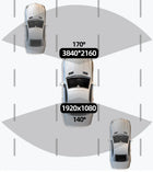 4K Dash Cam Auto Kamera s GPS-om i WiFi-jem | Prednja + Stražnja Kamera