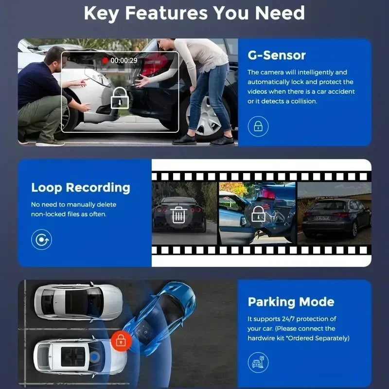 WiFi Dash Cam 2u1 вЂ“ Prednja + StraЕѕnja – fotografija 6