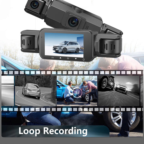 4CH WiFi Dash Cam Auto Kamera s 4 Kamere i Noćnim Snimanjem