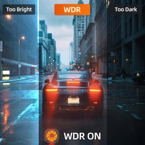 4CH WiFi Dash Cam Auto Kamera s 4 Kamere i Noćnim Snimanjem