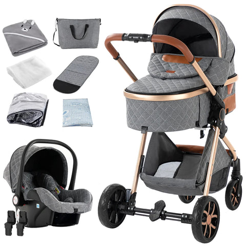 Kolica za Bebe 3 u 1 – Udobnost, Sigurnost i Stil u Svakoj Šetnji