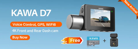 KAWA MINI 3 2K Auto Kamera s WiFi-jem